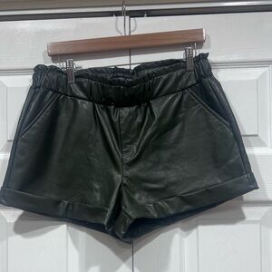 Sincerely Jules Green High Waist Shorts